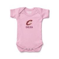 Малышам & Newborn Cleveland Cavaliers Chad & Jake Pink Embroidered Bodysuit
