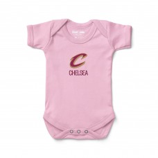 Малышам & Newborn Cleveland Cavaliers Chad & Jake Pink Embroidered Bodysuit