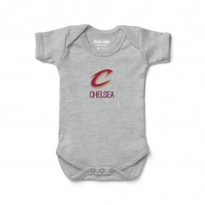 Малышам & Newborn Cleveland Cavaliers Chad & Jake Heather Gray Embroidered Bodysuit