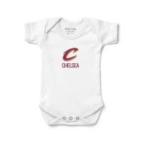 Малышам & Newborn Cleveland Cavaliers Chad & Jake White Embroidered Bodysuit