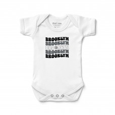 Малышам Brooklyn Nets Chad & Jake White Groovy Bodysuit