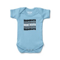 Малышам Brooklyn Nets Chad & Jake Blue Groovy Bodysuit