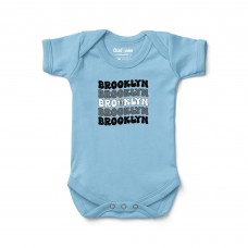 Малышам Brooklyn Nets Chad & Jake Blue Groovy Bodysuit