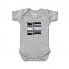 Малышам Brooklyn Nets Chad & Jake Heather Gray Groovy Bodysuit