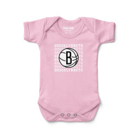Малышам Brooklyn Nets Chad & Jake Pink Retro Bodysuit