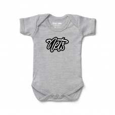 Малышам Brooklyn Nets Chad & Jake Heather Gray Secondary Graphic Bodysuit