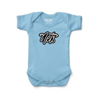 Малышам Brooklyn Nets Chad & Jake Blue Secondary Graphic Bodysuit