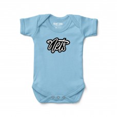 Малышам Brooklyn Nets Chad & Jake Blue Secondary Graphic Bodysuit