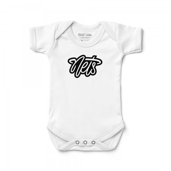 Малышам Brooklyn Nets Chad & Jake White Secondary Graphic Bodysuit