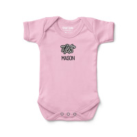 Малышам Brooklyn Nets Chad & Jake Pink Embroidered Personalized Bodysuit