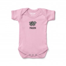 Малышам Brooklyn Nets Chad & Jake Pink Embroidered Personalized Bodysuit