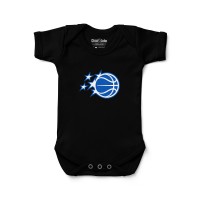 Малышам Orlando Magic Chad & Jake Black Primary Logo Bodysuit