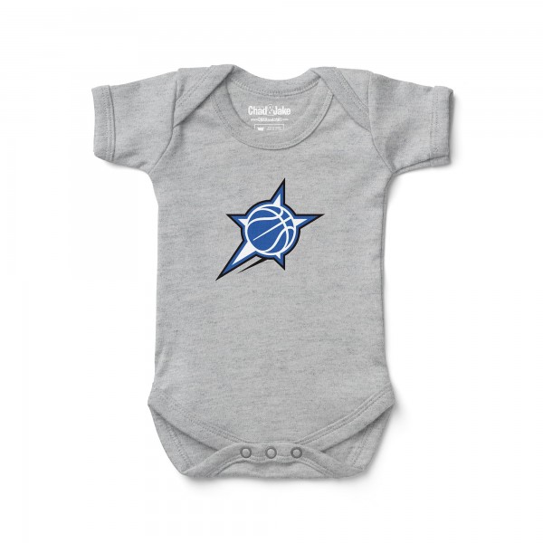 Малышам Orlando Magic Chad & Jake Heather Gray Secondary Logo Bodysuit