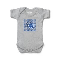 Малышам Orlando Magic Chad & Jake Heather Gray Retro Bodysuit