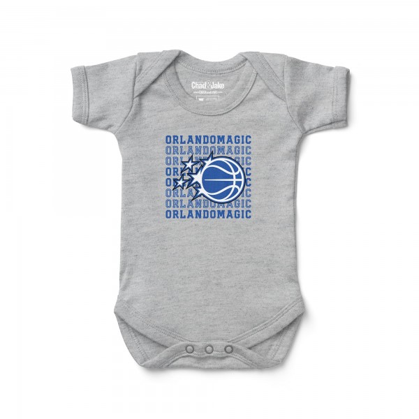 Малышам Orlando Magic Chad & Jake Heather Gray Retro Bodysuit