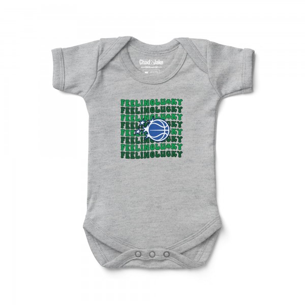 Малышам Orlando Magic Chad & Jake Heather Gray Feeling Lucky Bodysuit