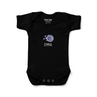 Малышам Orlando Magic Chad & Jake Black Primary Logo Personalized Bodysuit