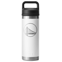 Бутылка Golden State Warriors YETI White 18oz. Rambler Chug