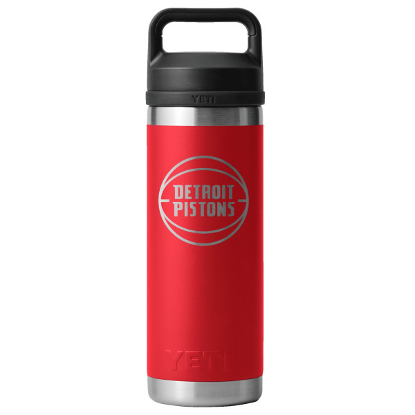 Detroit Pistons YETI Red 18oz. Rambler Chug Water Bottle