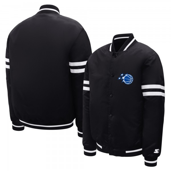 Куртка Подростковая Orlando Magic Starter Black Satin Full-Snap Varsity