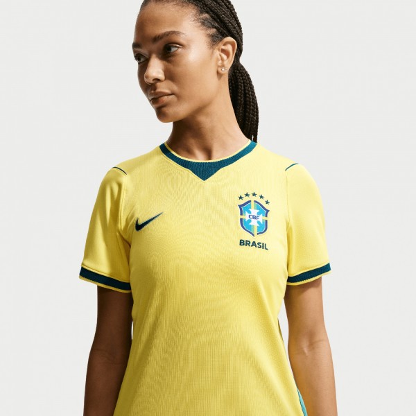 Brazil National Team Nike Wo2026 Home Stadium Replica Jersey - Yellow