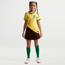 Подростковая Brazil National Team Nike 2026 Home Stadium Replica Jersey - Yellow