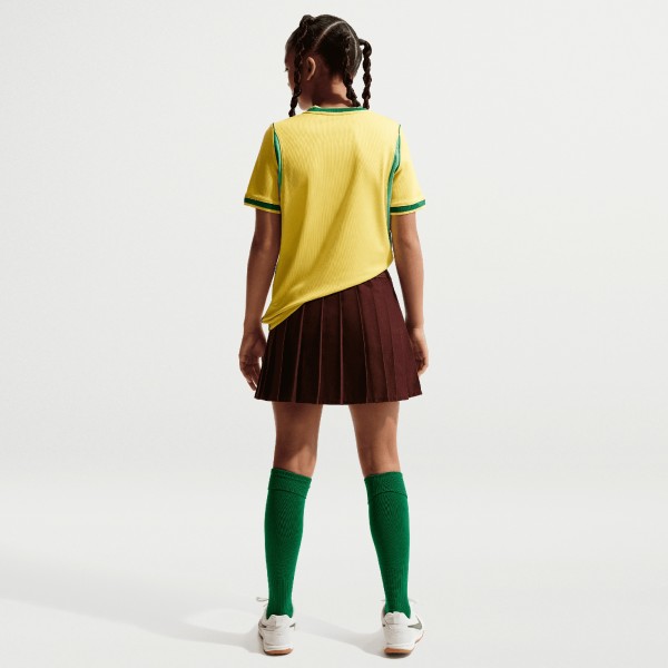 Подростковая Brazil National Team Nike 2026 Home Stadium Replica Jersey - Yellow