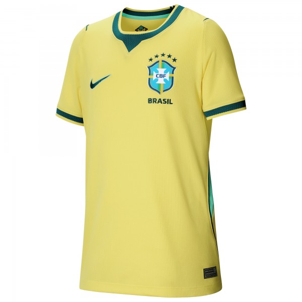 Подростковая Brazil National Team Nike 2026 Home Stadium Replica Jersey - Yellow