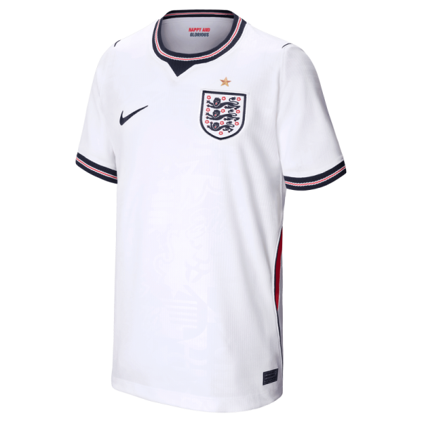 Подростковая England National Team Nike 2026 Home Stadium Replica Jersey - White
