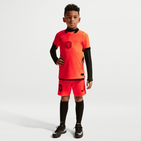 Подростковая Netherlands National Team Nike 2026 Home Match Authentic Jersey - Orange