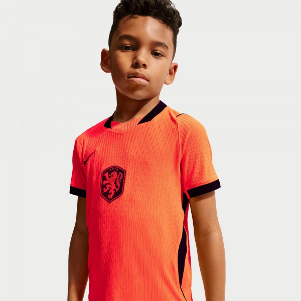 Подростковая Netherlands National Team Nike 2026 Home Match Authentic Jersey - Orange