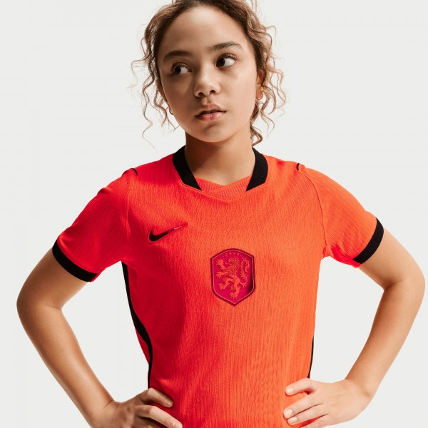 Подростковая Netherlands National Team Nike 2026 Home Match Authentic Jersey - Orange
