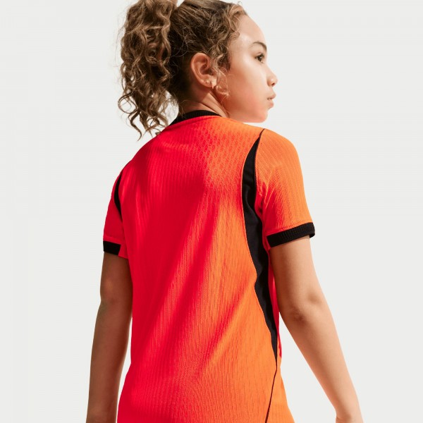 Подростковая Netherlands National Team Nike 2026 Home Match Authentic Jersey - Orange