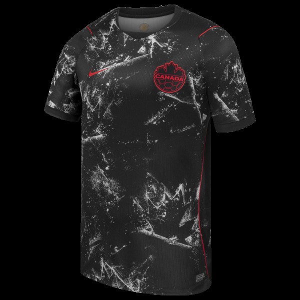 Canada Soccer Nike 2026 Away Stadium Replica Jersey - Black