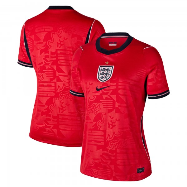 England National Team Nike Wo2026 Away Stadium Replica Jersey - Red