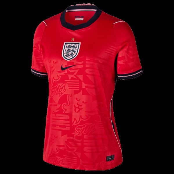 England National Team Nike Wo2026 Away Stadium Replica Jersey - Red