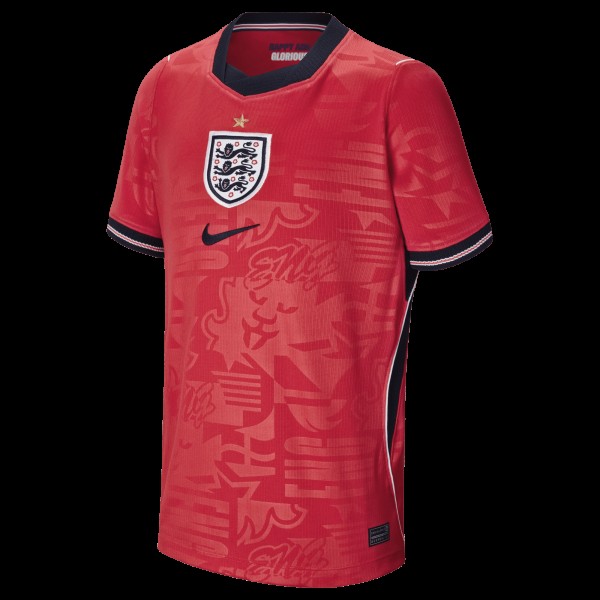Подростковая England National Team Nike 2026 Away Stadium Replica Jersey - Red