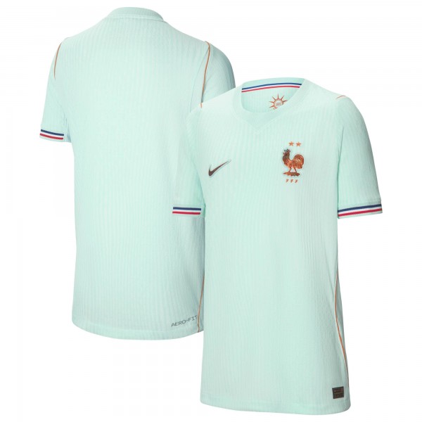 Подростковая France National Team Nike 2026 Away Match Authentic Jersey - Green