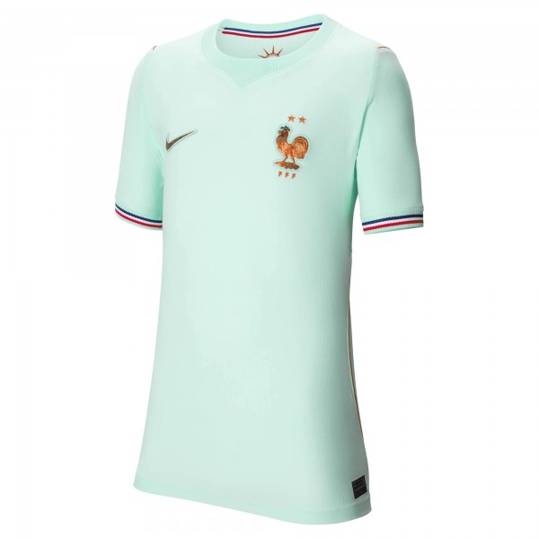 Подростковая France National Team Nike 2026 Away Stadium Replica Jersey - Green