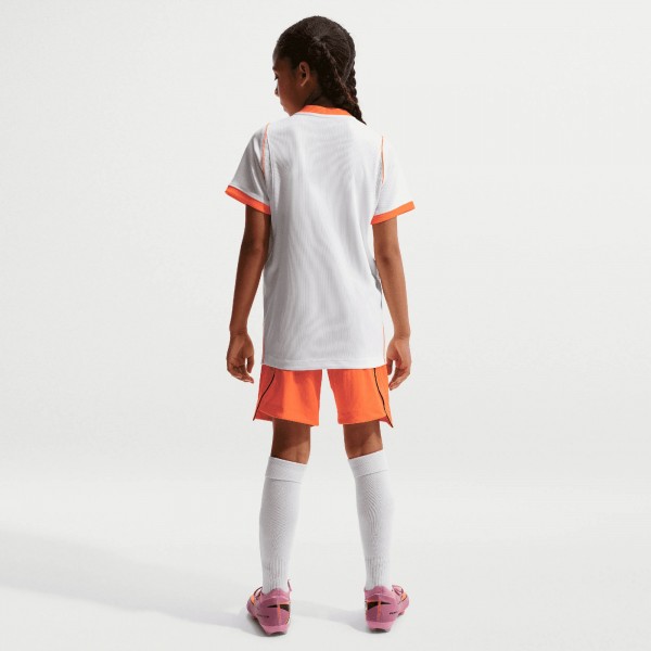 Подростковая Netherlands National Team Nike 2026 Away Stadium Replica Jersey - White