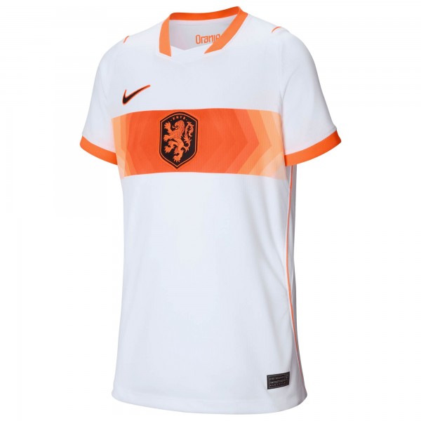 Подростковая Netherlands National Team Nike 2026 Away Stadium Replica Jersey - White