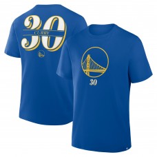 Golden State Warriors Stephen Curry Fanatics Royal In The Paint Name & Number T-Shirt