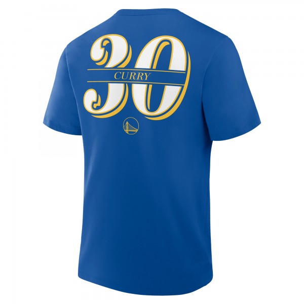 Golden State Warriors Stephen Curry Fanatics Royal In The Paint Name & Number T-Shirt