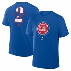 Detroit Pistons Cade Cunningham Fanatics Blue In The Paint Name & Number T-Shirt