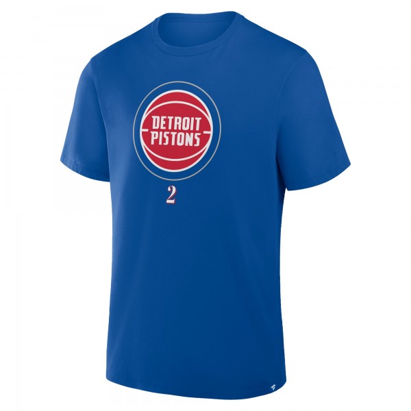 Detroit Pistons Cade Cunningham Fanatics Blue In The Paint Name & Number T-Shirt