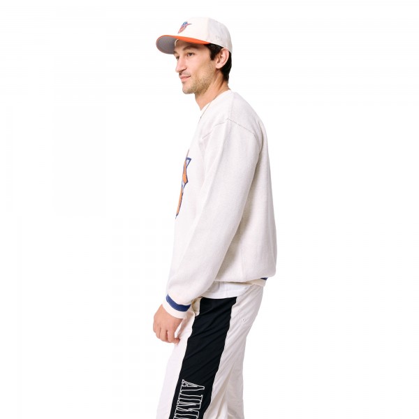 Unisex New York Knicks Terez Cream Oversized Sweater