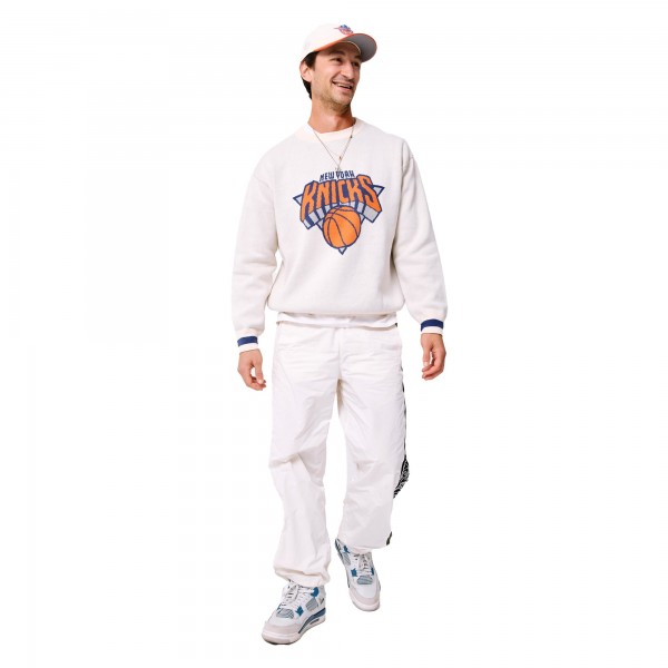 Unisex New York Knicks Terez Cream Oversized Sweater