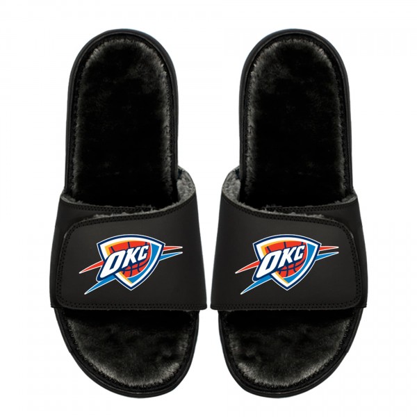 Подростковая Oklahoma City Thunder ISlide Logo Fur Slide Sandals