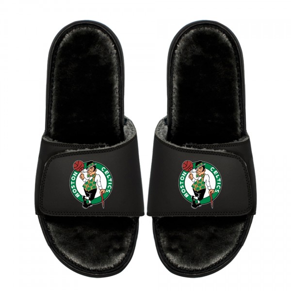 Подростковая Boston Celtics ISlide Logo Fur Slide Sandals