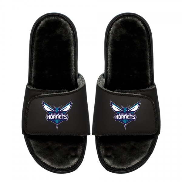 Подростковая Charlotte Hornets ISlide Logo Fur Slide Sandals